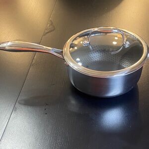 Stainless Steel Saucepan with Glass Lid